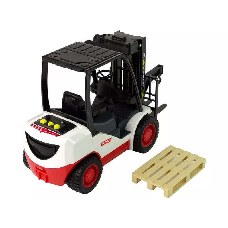 LEAN TOYS Tõstuk liigutatava kahvliga