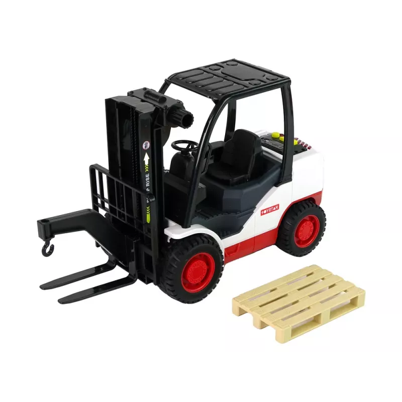 LEAN TOYS Tõstuk liigutatava kahvliga