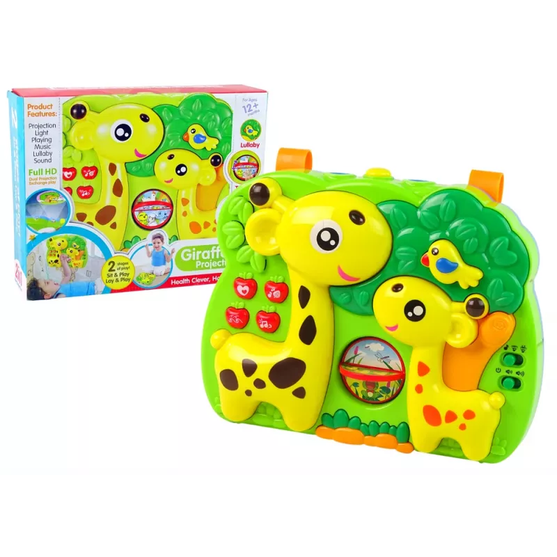 LEAN TOYS Giraffe 2in1 Projector - Bed Pendant for Baby