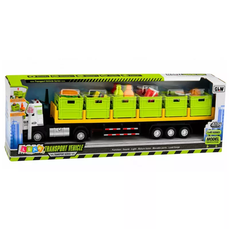LEAN TOYS Roheline toiduveok 1:40 diecast-mudel