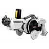 LEAN TOYS Gun Launcher Car 2 in 1 Remotely Operated Foam Discs White