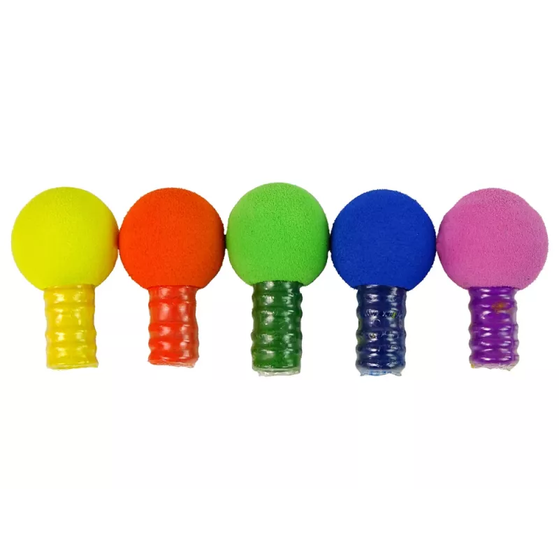 LEAN TOYS Juuste värvimise komplekt lastele 5 värvi ja kustutuskummi