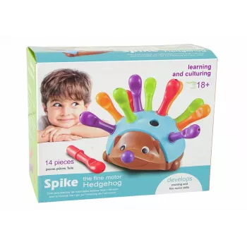 LEAN TOYS Siilipusle Sinine Värvilised Okkad