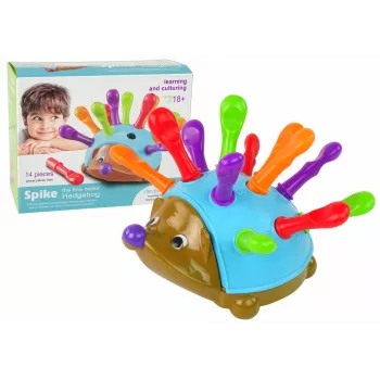 LEAN TOYS Siilipusle Sinine Värvilised Okkad