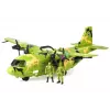 LEAN TOYS Hiiglaslik sõjalennuk 55cm koos tarvikutega