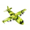 LEAN TOYS Hiiglaslik sõjalennuk 55cm koos tarvikutega