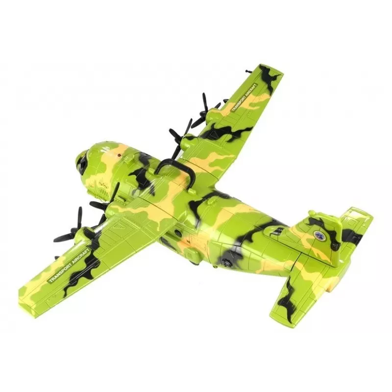 LEAN TOYS Hiiglaslik sõjalennuk 55cm koos tarvikutega