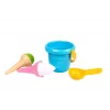 LEAN TOYS Ice Cream Sand Set Blue Bucket Spoon 5736