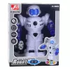 LEAN TOYS Intelligentne kaugjuhitav robot RC kaugjuhtimispuldi, tulede ja helidega