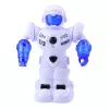 LEAN TOYS Intelligentne kaugjuhitav robot RC kaugjuhtimispuldi, tulede ja helidega