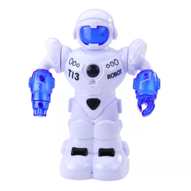 LEAN TOYS Intelligentne kaugjuhitav robot RC kaugjuhtimispuldi, tulede ja helidega