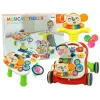LEAN TOYS Interactive Baby Walker 2-in-1 Table Red