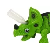 LEAN TOYS Interaktiivne Dinosaurus Triceratops Auru Vesi Heli Roheline