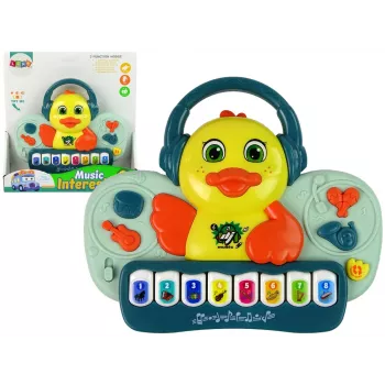 LEAN TOYS Interaktiivne Duck Duck Piano DJ Heli-instrumendid Muusikalised Meloodiad