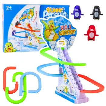 LEAN TOYS Interaktiivsed pingviinid eskalaatoril lastele