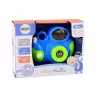 LEAN TOYS Interaktiivne fotokaamera beebile Meloodiad valgusest ja helidest Sinine värv