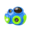 LEAN TOYS Interaktiivne fotokaamera beebile Meloodiad valgusest ja helidest Sinine värv