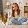 LEAN TOYS Interaktiivne pehme koer pehme karvaga, Shitzu tõug