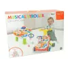 LEAN TOYS Interactive Pusher Walker Table 2in1 Pink