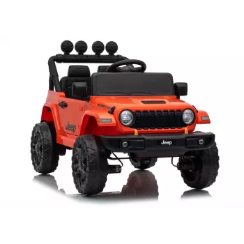 LEAN TOYS Jeep Rubicon DK-JWR558 24V Oranž Akuga Sõiduk koos Vanemate Kaugjuhtimispuldiga