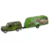 LEAN TOYS Jeep Sõidukikomplekt koos Dinosauruse Haagisega