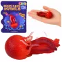 LEAN TOYS Meduus Kummist Kujuke Venitatav Realistlik Mereelukas 9 cm