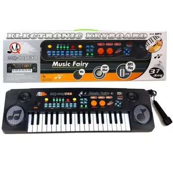 LEAN TOYS Keyboard With Microphone Multifunctional Educational Toy