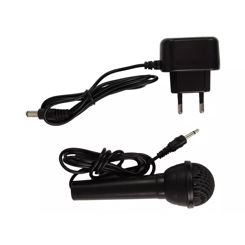 LEAN TOYS Keyboard with Microphone Musical Instrument for Children Black