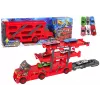 LEAN TOYS Suur 3-korruseline veokihaagis raskeveok koos pikendatava auto stardirambiga