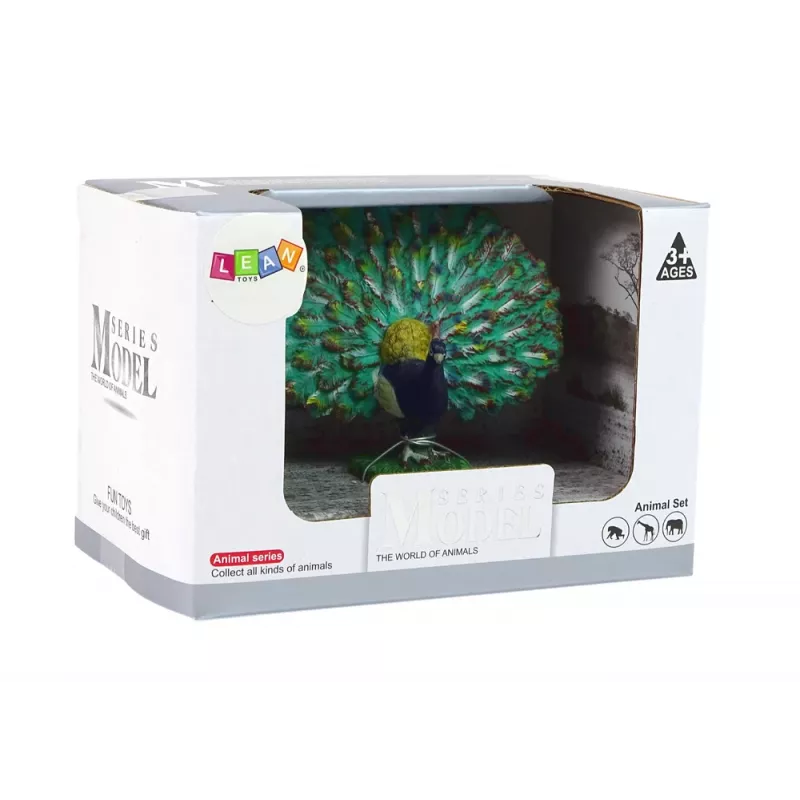 LEAN TOYS Suur kollektsionääri kujuke Royal Peacock
