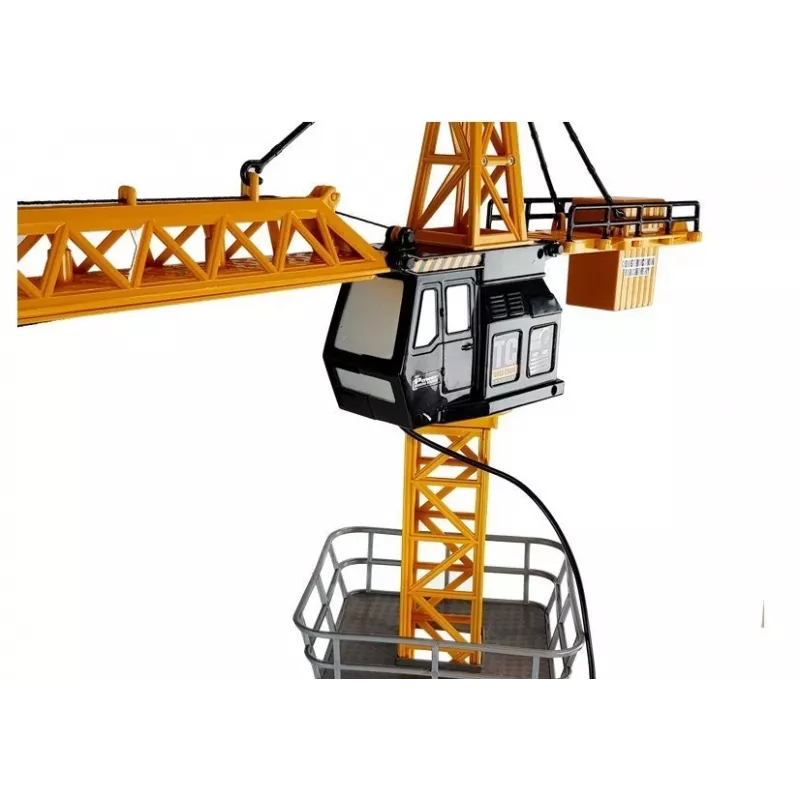 LEAN TOYS Suur ehituskraana reguleeritava kaugjuhitava konksuga 182 cm