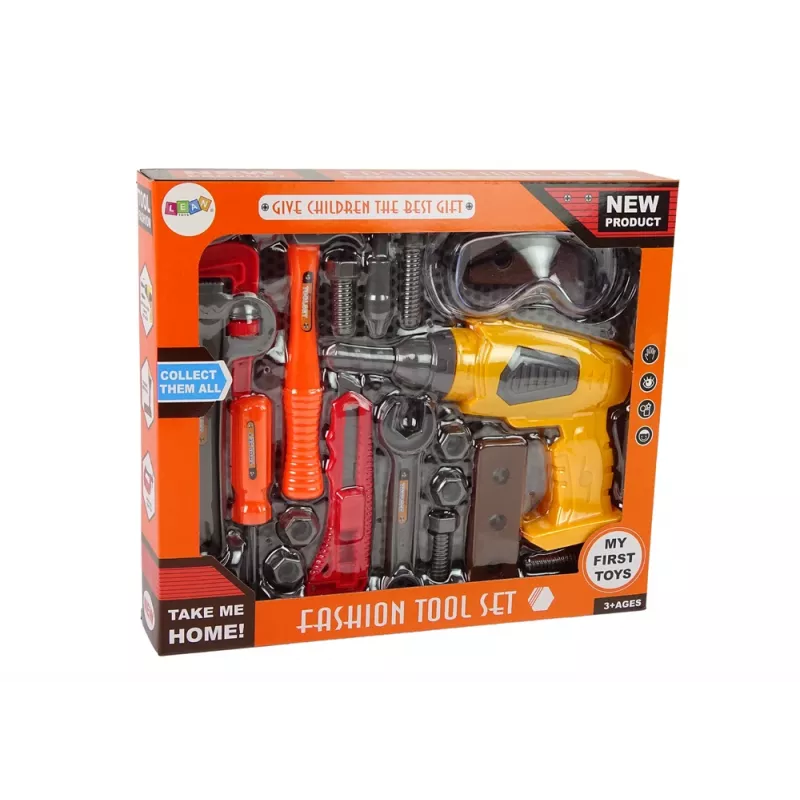 LEAN TOYS Suur isetegemise komplekt + akutrell