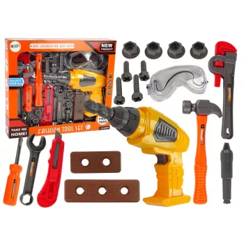 LEAN TOYS Suur isetegemise komplekt + akutrell