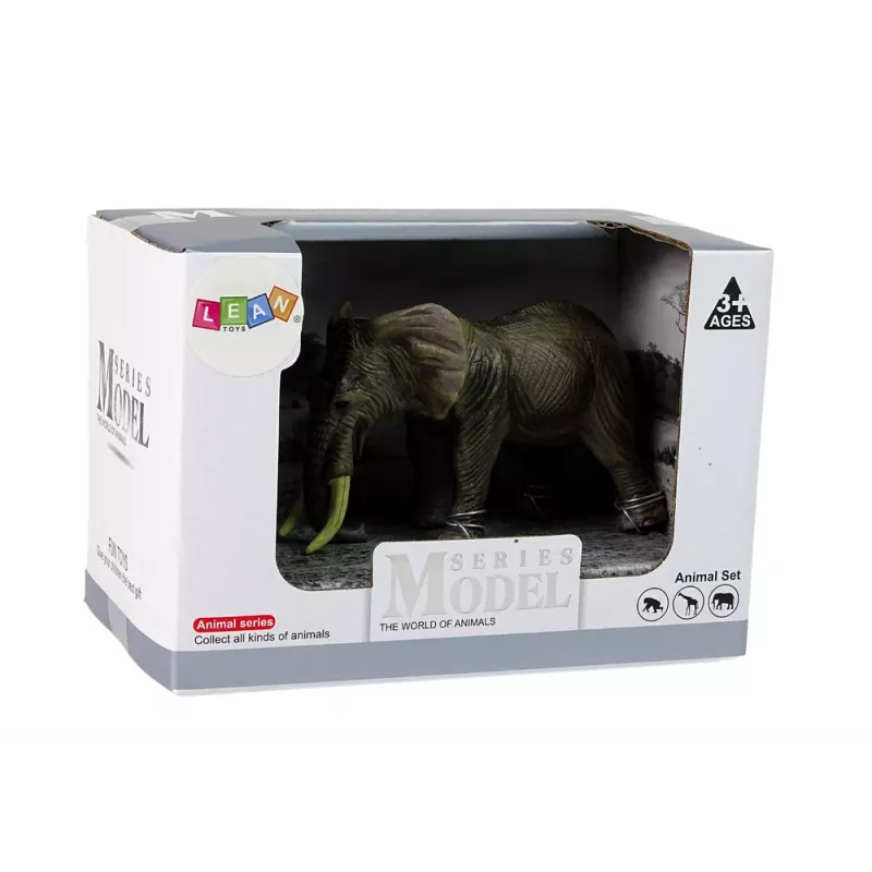 LEAN TOYS Suur elevandi kollektsionääri kujuke Animals of the World