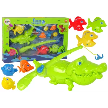 LEAN TOYS Suur kalapüügikomplekt õngeritvaga Let's Go Fishing! 11 elementi