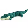 LEAN TOYS Suur pehme krokodillimaskott kaisulelu realistlik roheline 150 cm