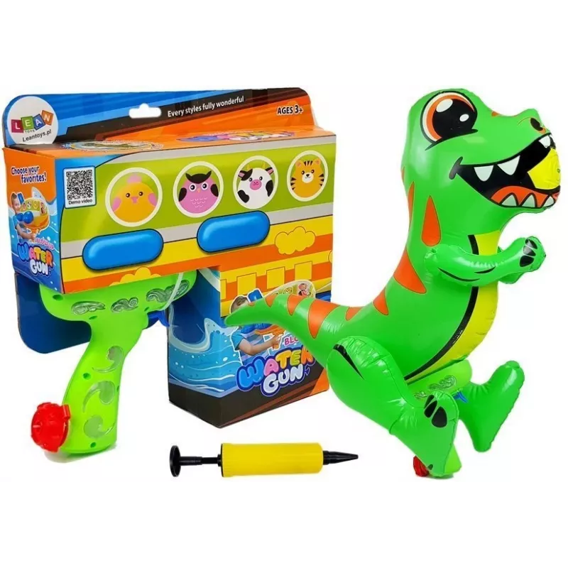 LEAN TOYS Large Pumped Dinosaur Water Gun