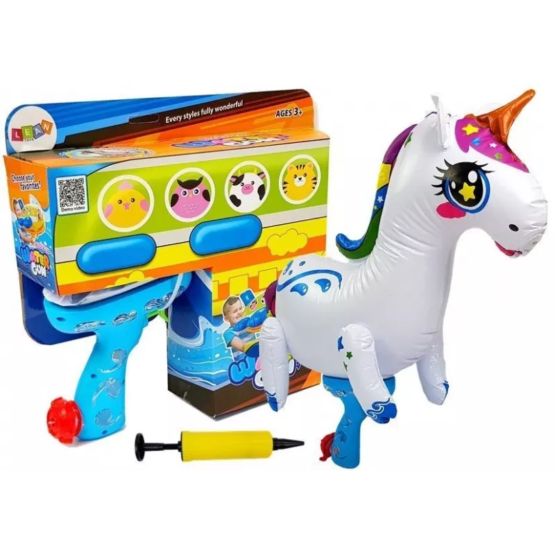 LEAN TOYS Large Pumped Unicorn Water Gun