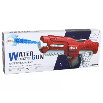 LEAN TOYS Suur punane veepüstol 750ml prillidega