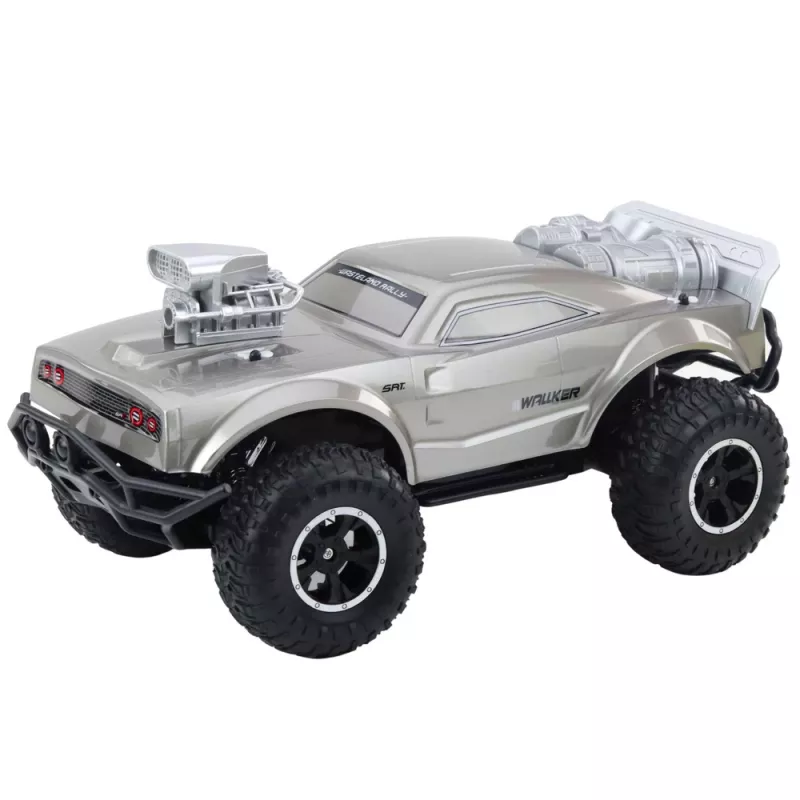 LEAN TOYS Suur kaugjuhtimisega maastikuauto RC hõbedane 1:8