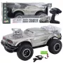 LEAN TOYS Suur kaugjuhtimisega maastikuauto RC hõbedane 1:8