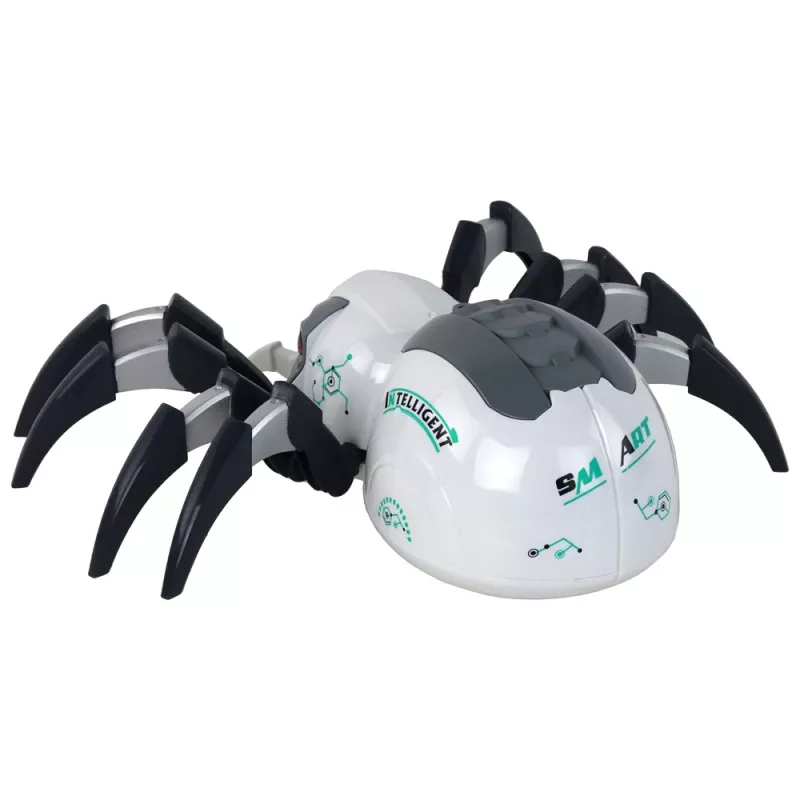 LEAN TOYS Suur Kaugjuhitav RC Ämblik, Patareitoitega, Valge ja Hall