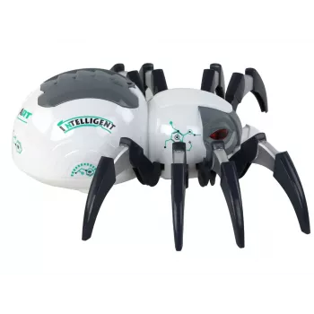 LEAN TOYS Suur Kaugjuhitav RC Ämblik, Patareitoitega, Valge ja Hall