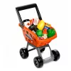 LEAN TOYS Suur supermarketi kassa- ja ostukorvikomplekt - 60 osa heli- ja valgusefektide ning tarvikutega, rollimängumänguasi lastele alates 3. eluaastast