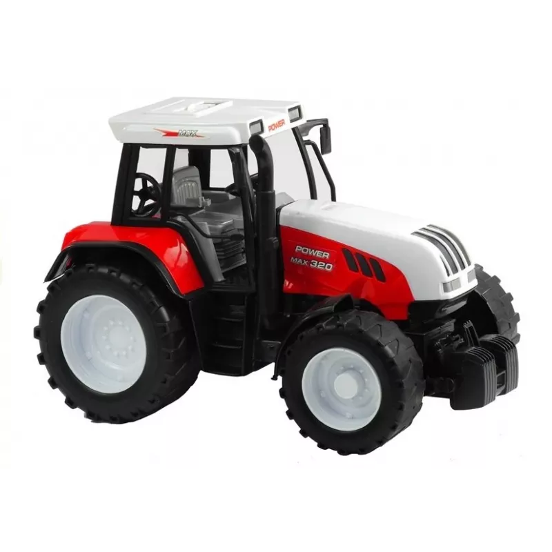 LEAN TOYS Suur traktor haagisega Põllumajandusmasin 65 cm