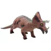 LEAN TOYS Suur Triceratops Dinosauruse Kuju Heliga 36 cm Pruun