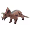LEAN TOYS Suur Triceratops Dinosauruse Kuju Heliga 36 cm Pruun
