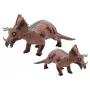 LEAN TOYS Suur Triceratops Dinosauruse Kuju Heliga 36 cm Pruun