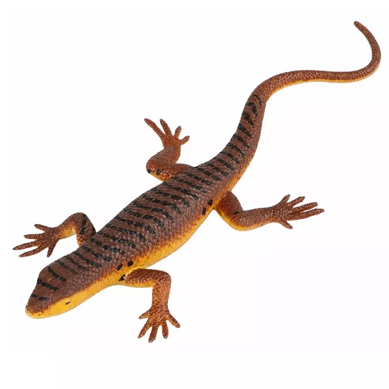 LEAN TOYS Eluspoegiv Sisalik Kummist Kujuke Venitatav Realistlik 12,5 cm