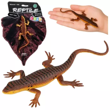 LEAN TOYS Eluspoegiv Sisalik Kummist Kujuke Venitatav Realistlik 12,5 cm